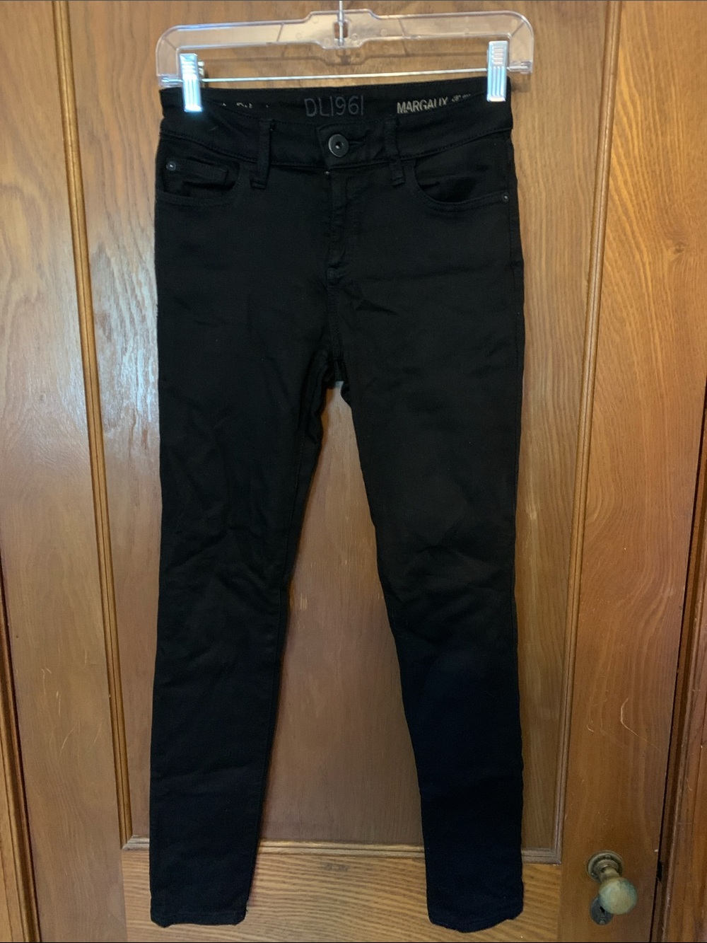 DL1961 Margaux High-Rise Skinny Jeans - Black